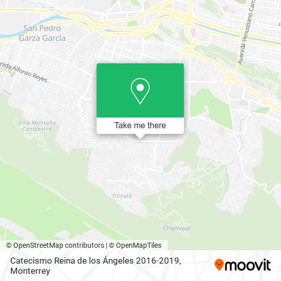 Catecismo Reina de los Ángeles 2016-2019 map