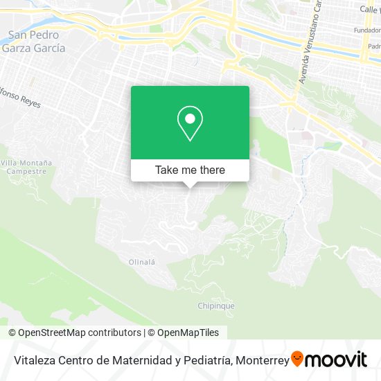 Mapa de Vitaleza Centro de Maternidad y Pediatría