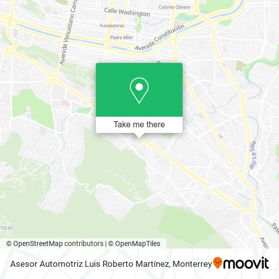Mapa de Asesor Automotriz Luis Roberto Martínez