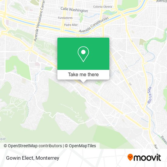 Mapa de Gowin Elect