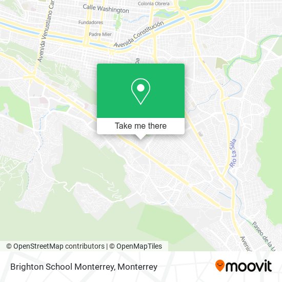 Brighton School Monterrey map