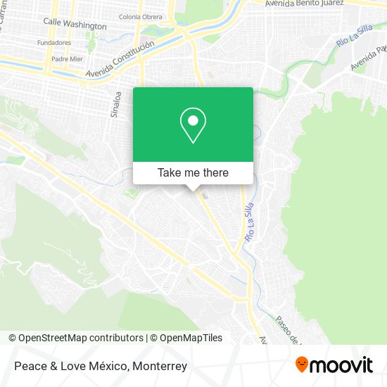 Mapa de Peace & Love México