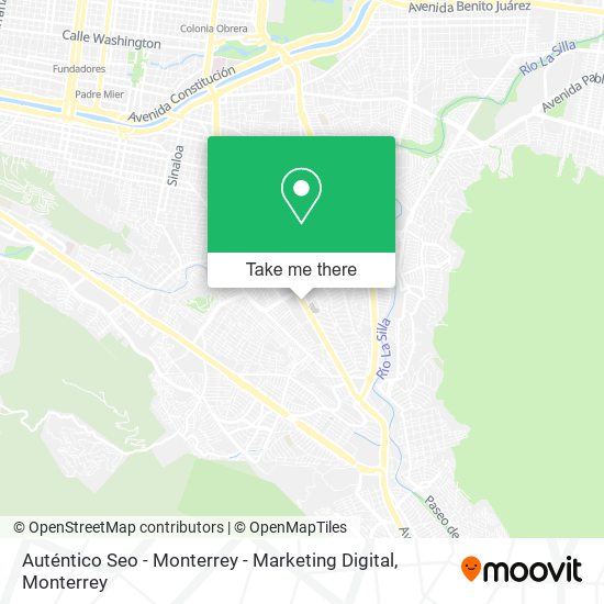 Mapa de Auténtico Seo - Monterrey - Marketing Digital