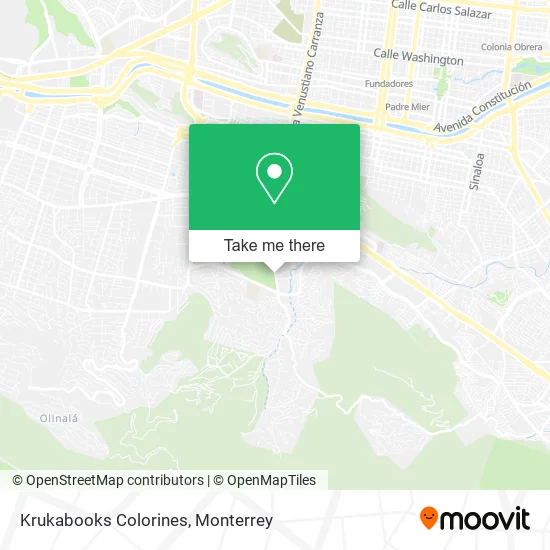 Mapa de Krukabooks Colorines