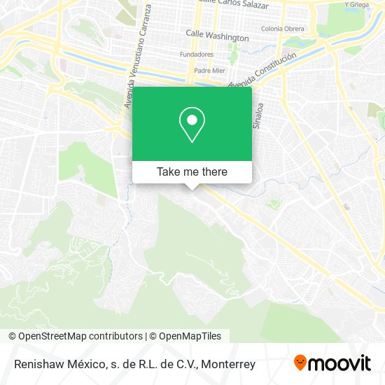 Renishaw México, s. de R.L. de C.V. map