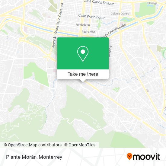 Mapa de Plante Morán