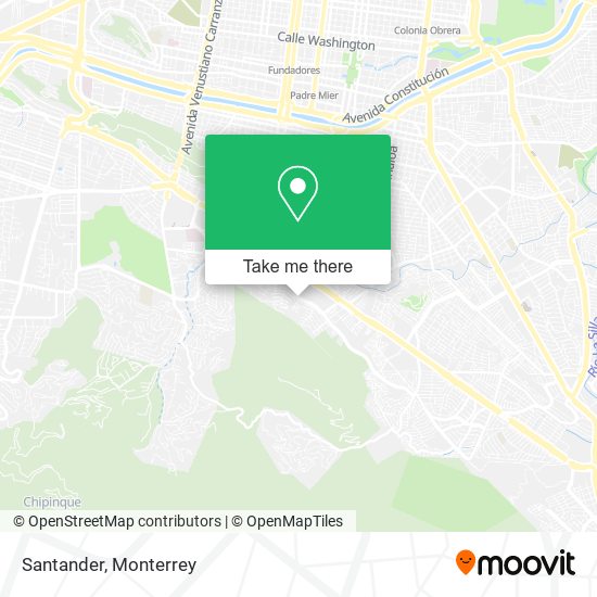 Mapa de Santander