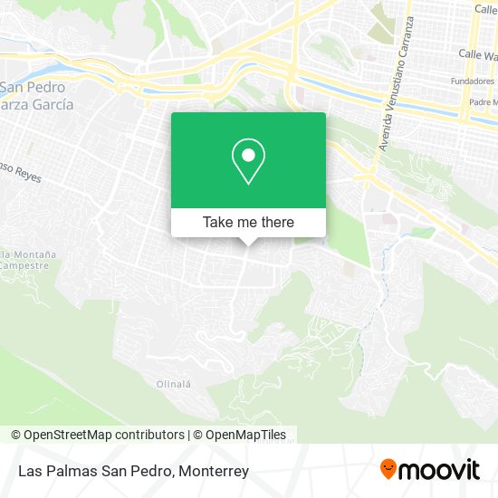 Mapa de Las Palmas San Pedro
