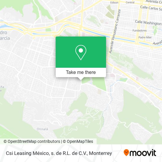 Csi Leasing México, s. de R.L. de C.V. map