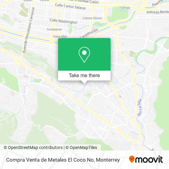 Compra Venta de Metales El Coco No map