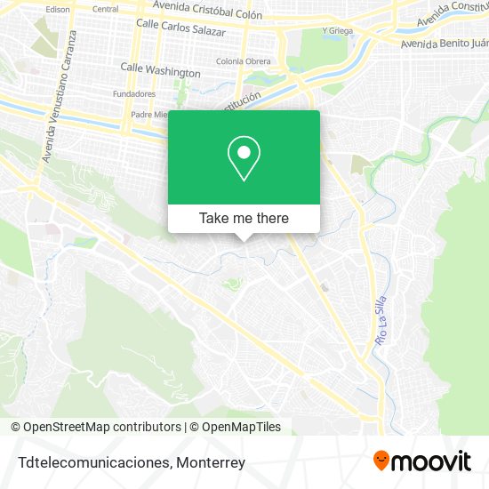 Tdtelecomunicaciones map