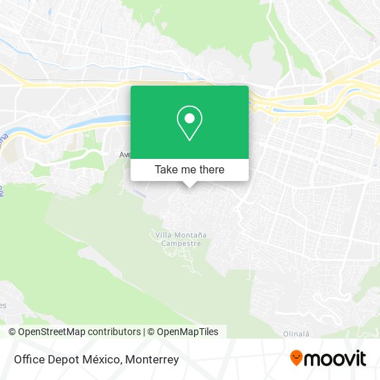 Office Depot México map