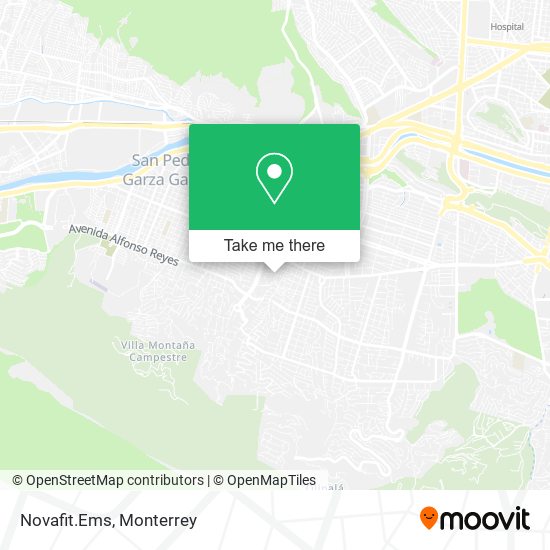 Novafit.Ems map