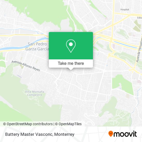 Mapa de Battery Master Vasconc