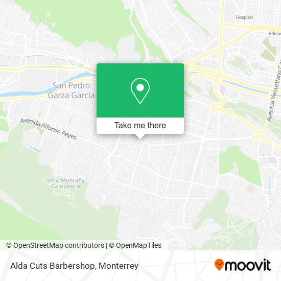Mapa de Alda Cuts Barbershop