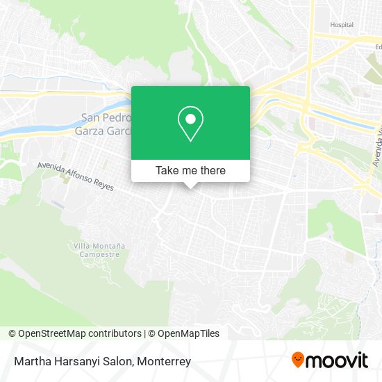 Mapa de Martha Harsanyi Salon