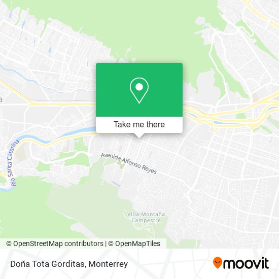 Doña Tota Gorditas map