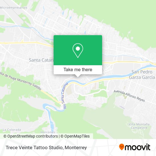 Trece Veinte Tattoo Studio map