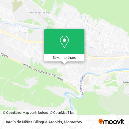 Jardín de Niños Bilingüe Arcoíris map