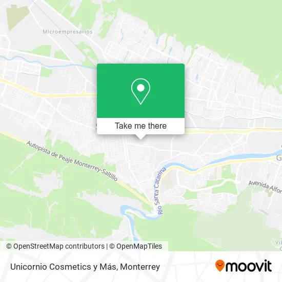 Unicornio Cosmetics y Más map