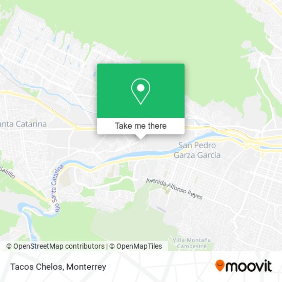 Tacos Chelos map