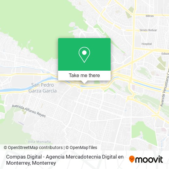 Compas Digital - Agencia Mercadotecnia Digital en Monterrey map