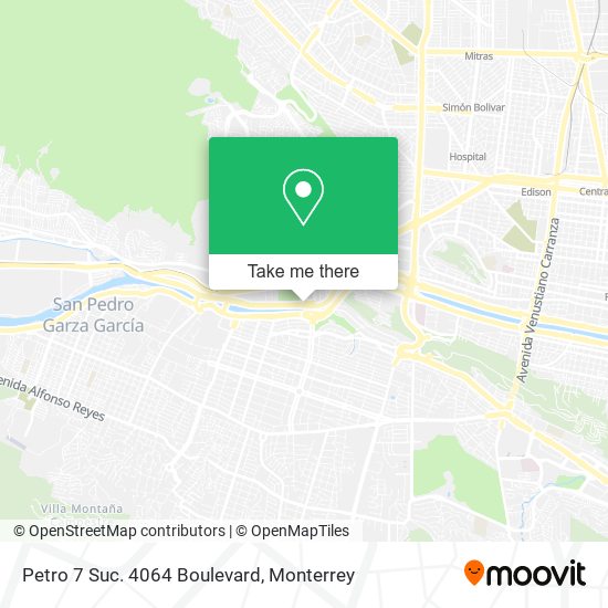 Mapa de Petro 7 Suc. 4064 Boulevard