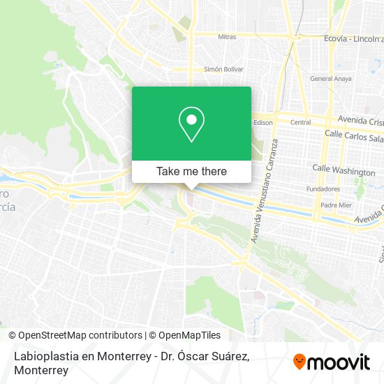 Mapa de Labioplastia en Monterrey - Dr. Óscar Suárez