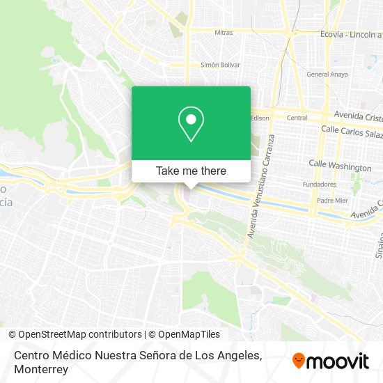 Centro Médico Nuestra Señora de Los Angeles map
