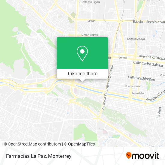 Mapa de Farmacias La Paz
