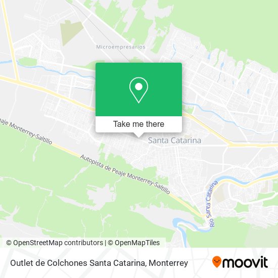 Outlet de Colchones Santa Catarina map