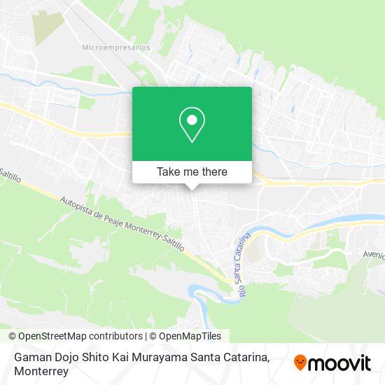 Gaman Dojo Shito Kai Murayama Santa Catarina map