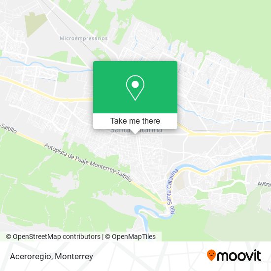 Mapa de Aceroregio