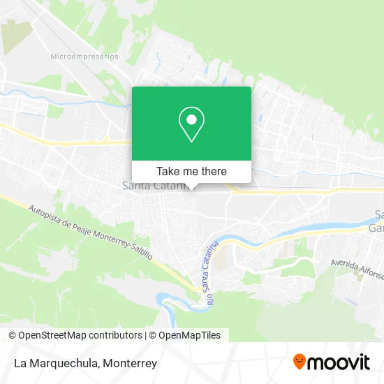 La Marquechula map
