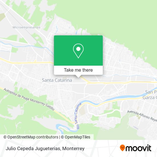 Mapa de Julio Cepeda Jugueterias