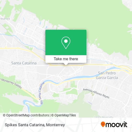 Spikes Santa Catarina map