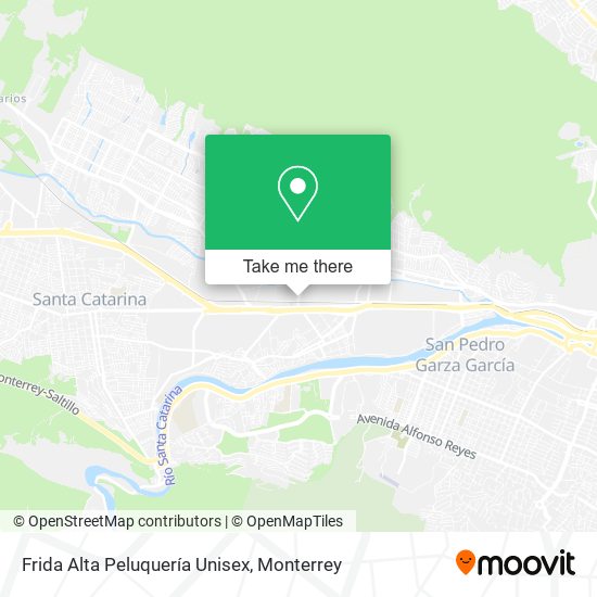 Mapa de Frida Alta Peluquería Unisex
