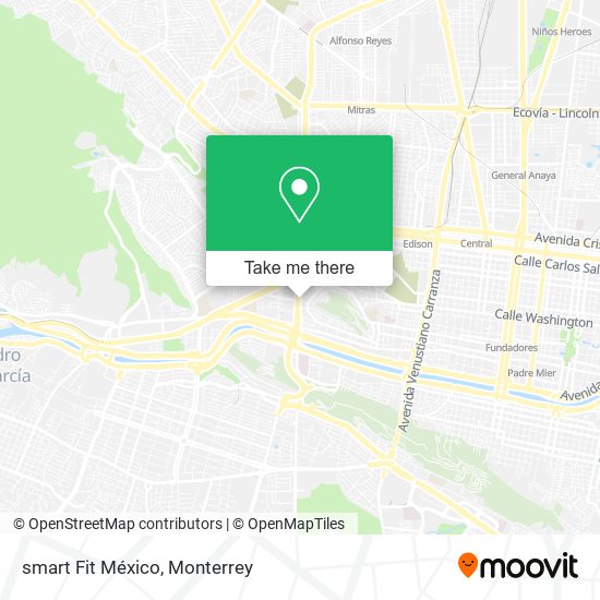 Mapa de smart Fit México
