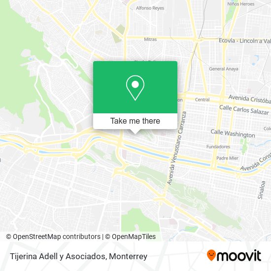 Tijerina Adell y Asociados map