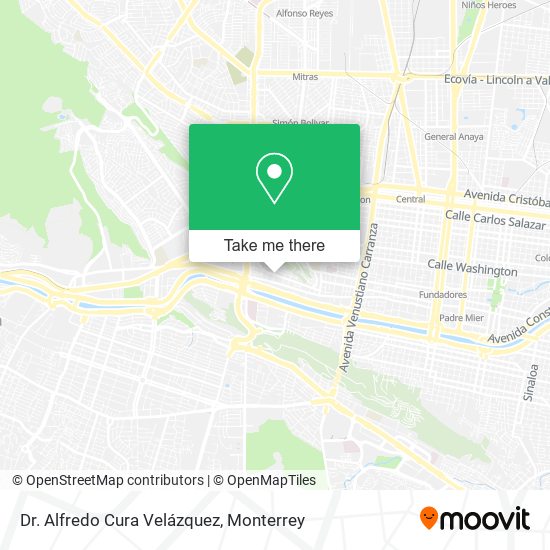 Mapa de Dr. Alfredo Cura Velázquez