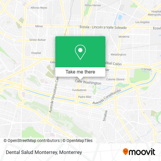 Dental Salud Monterrey map