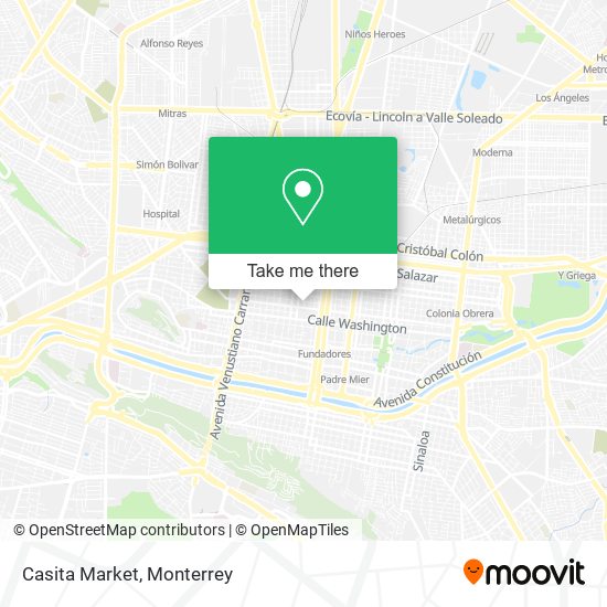 Mapa de Casita Market
