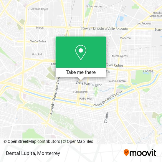 Mapa de Dental Lupita