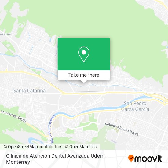 Mapa de Clínica de Atención Dental Avanzada Udem