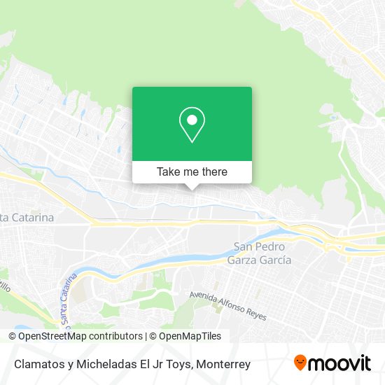 Mapa de Clamatos y Micheladas El Jr Toys
