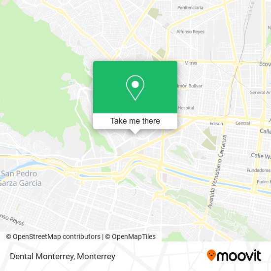 Mapa de Dental Monterrey