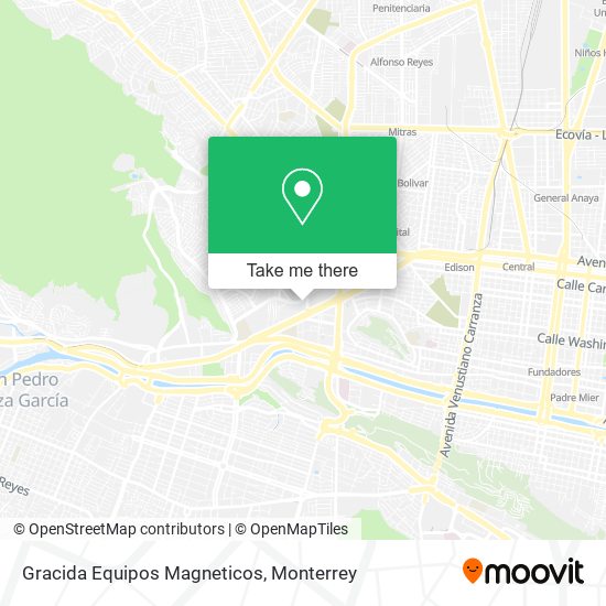 Gracida Equipos Magneticos map