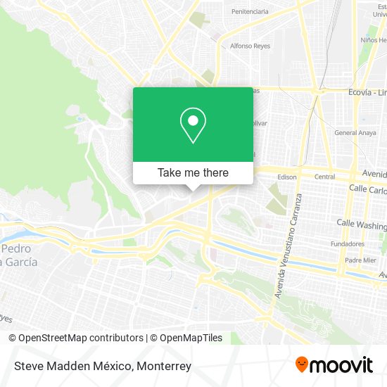 Steve Madden México map
