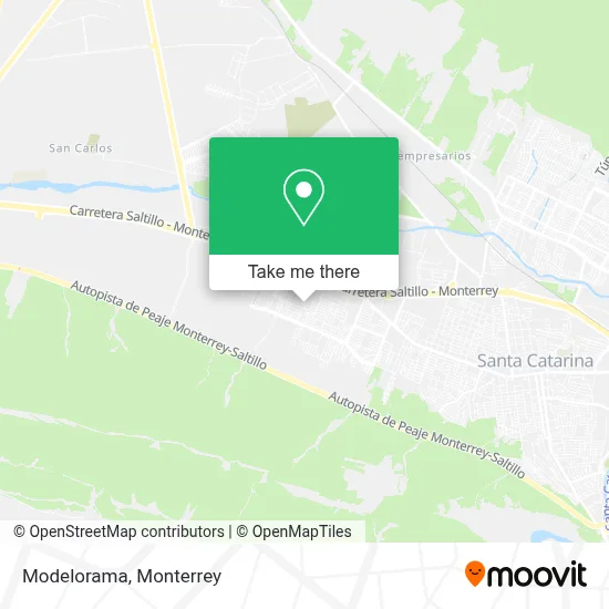 Modelorama map