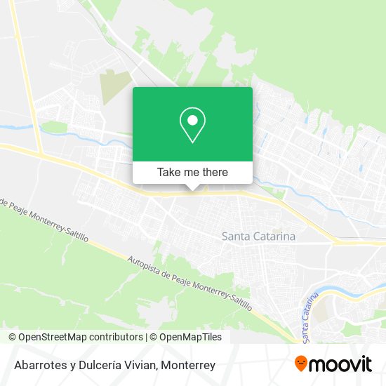 Mapa de Abarrotes y Dulcería Vivian